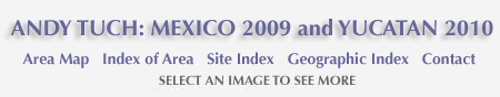 Andy Tuch: Mexico 2009 and Yucatan 2010 and links to area map, area and site index and geographic index